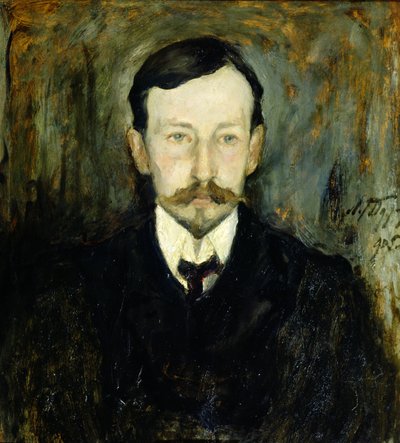 Portret van Ivan Boenin, 1905 door Leonard Viktorovich Turzhansky